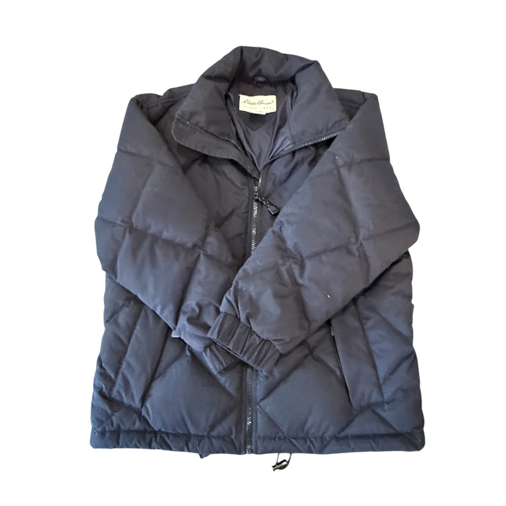 Eddie Bauer Down Puffer Jacket Black Diamond‎ Quilted XS Women